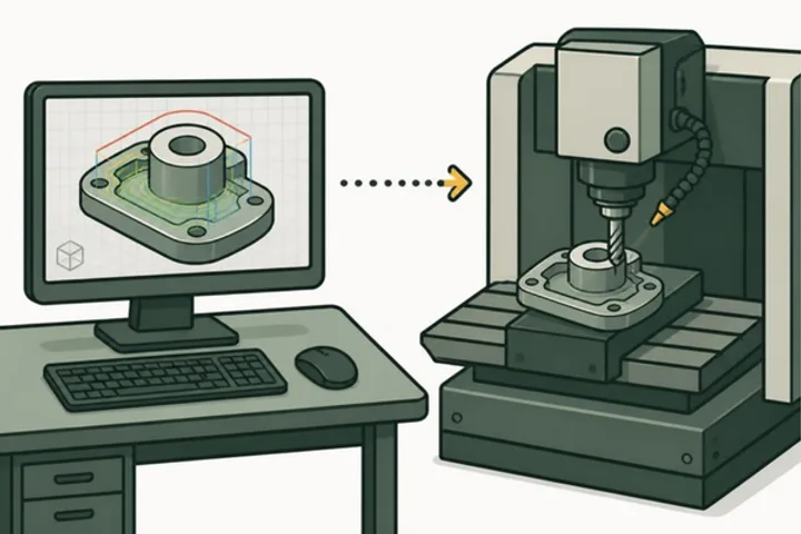 CAD/CAMのイメージ図