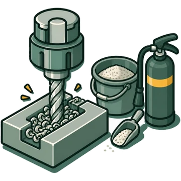 Illustration: Magnesium alloy quirks (chip ignition)